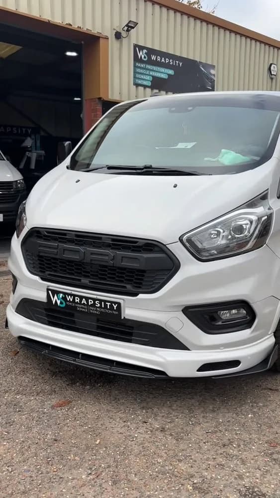 Ford van cleaned and detailed for a Norfolk business