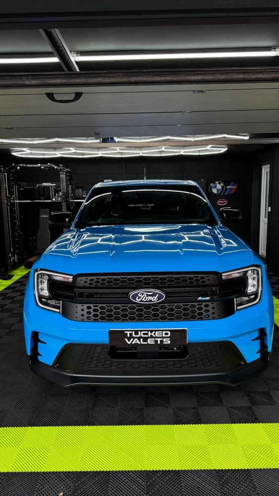 Blue Ford Ranger MSRT in for the Protection Package